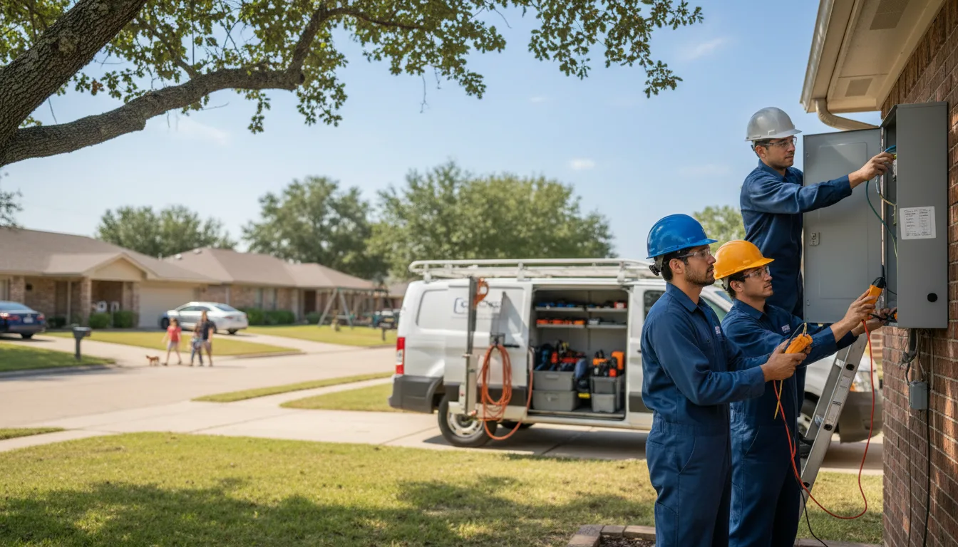 Certified electrician providing emergency electrical services in Latham, MO